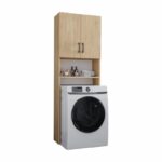 Έπιπλο πλυντηρίου Holton Megapap χρώμα sapphire oak 65,5x30x180εκ. - GP041-0054,2