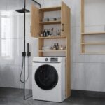 Έπιπλο πλυντηρίου Holton Megapap χρώμα sapphire oak 65,5x30x180εκ. - GP041-0054,2 - Image 2