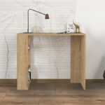 Γραφείο εργασίας Netenia Megapap από μελαμίνη χρώμα sapphire oak 90x40x74εκ. - GP042-0115,2 - Image 2