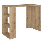Γραφείο εργασίας Netenia Megapap από μελαμίνη χρώμα sapphire oak 90x40x74εκ. - GP042-0115,2 - Image 4