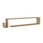 Έπιπλο τηλεόρασης επιτοίχιο Regnar Megapap χρώμα sapphire oak 168,6x25x31,8εκ. - GP042-0252,2 - Image 4