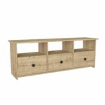 Έπιπλο τηλεόρασης Mahen Megapap χρώμα sapphire oak 140x35x49,8εκ. - GP042-0262,1 - Image 5