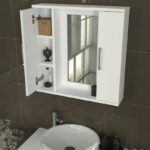 Καθρέπτης μπάνιου Surra Μegapap χρώμα λευκό 65x15,3x65εκ. - GP042-0271,1 - Image 4