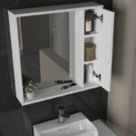 Καθρέπτης μπάνιου Deal Μegapap χρώμα λευκό 65x15,3x65εκ. - GP042-0272,1 - Image 3