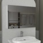 Καθρέπτης μπάνιου Base Μegapap χρώμα λευκό 90x17,1x65εκ. - GP042-0273,1 - Image 3