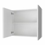 Καθρέπτης μπάνιου Binary Μegapap χρώμα λευκό 75x17,2x65εκ. - GP042-0276,1 - Image 2