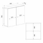 Καθρέπτης μπάνιου Binary Μegapap χρώμα λευκό 75x17,2x65εκ. - GP042-0276,1 - Image 6