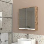 Καθρέπτης μπάνιου Lilian Μegapap χρώμα atlantic pine 59,6x14,6x65εκ. - GP042-0277,1 - Image 3