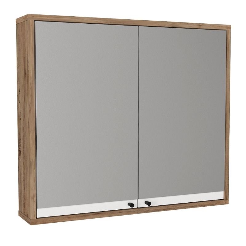 GP042-02781-0 Καθρέπτης μπάνιου Lilian Μegapap χρώμα atlantic pine 75x14,6x65εκ. - GP042-0278,1 - Image 1