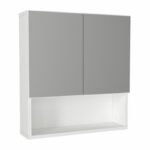 Καθρέπτης μπάνιου Trama Μegapap χρώμα λευκό 60x16,8x65εκ. - GP042-0279,1
