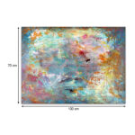Πίνακας σε καμβά "Abstract Lines" Megapap ψηφιακής εκτύπωσης 100x70x3εκ. - GP052-0067 - Image 3