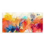 Πίνακας σε καμβά "Abstract Colors" Megapap ψηφιακής εκτύπωσης 120x50x3εκ. - GP052-0069