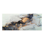 Πίνακας σε καμβά "Abstract Golden Dream" Megapap ψηφιακής εκτύπωσης 120x50x3εκ. - GP052-0096