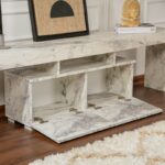 Έπιπλο τηλεόρασης Enclave Megapap χρώμα εφέ μαρμάρου 180x31,3x50εκ. - GP052-0132,2 - Image 3
