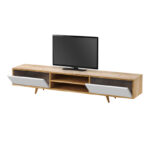 Έπιπλο τηλεόρασης Serine Megapap χρώμα sapphire oak - λευκό 170x37x45εκ. - GP055-0026,2 - Image 4