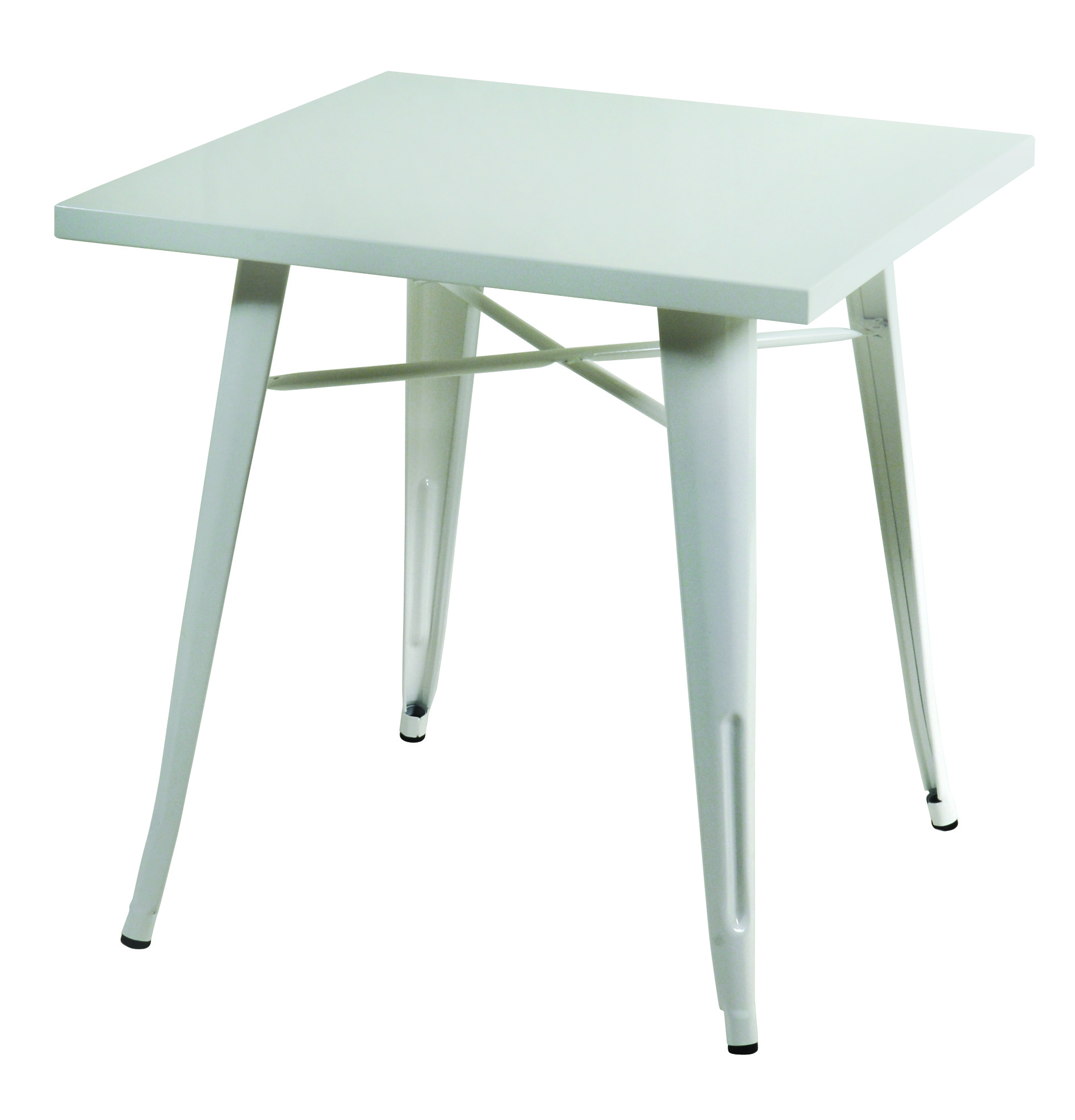 SM-T1101-60-W-galvanismeno-tetragono-metalliko-trapezi-60-x-60cm Γαλβανισμένο Τετράγωνο Μεταλλικό Τραπέζι 60 x 60 x 72(h)cm-LSM-T1101-60-W - Image 1