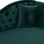 ΑΝΑΚΛΙΝΔΡΟ T.CHESTERFIELD NIOVI HM3008.03 ΚΥΠΑΡΙΣΣΙ ΒΕΛΟΥΔΟ-ΜΑΥΡΑ ΠΟΔΙΑ 187x61x82Υ - Image 5