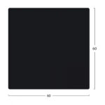 ΕΠΙΦΑΝΕΙΑ ΤΡΑΠΕΖΙΟΥ COMPACT HPL 60X60 ΜΑΥΡΟ ΜΑΤ HM5160.53 - Image 2