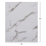 ΕΠΙΦΑΝΕΙΑ ΤΡΑΠΕΖΙΟΥ HPL MARBLE WHITE-GREY 5145 HM5827.13 56Χ69 - Image 2
