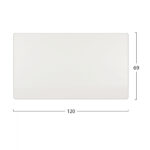 ΕΠΙΦΑΝΕΙΑ ΤΡΑΠΕΖΙΟΥ HPL HM5840.02 ΛΕΥΚΗ 120X69 εκ. ΠΑΧΟΥΣ 12mm. - Image 2