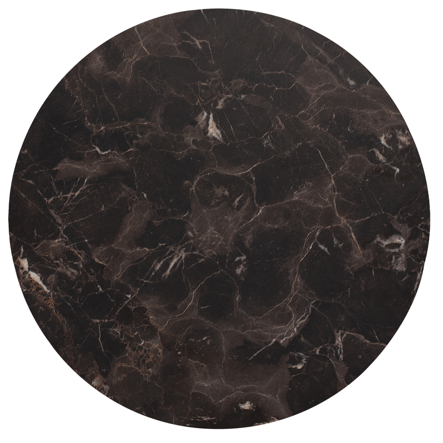 epifaneia-trapezioy-hpl-fb9584214-brown- ΕΠΙΦΑΝΕΙΑ ΤΡΑΠΕΖΙΟΥ HPL HM5842.14 BROWN MARBLE Φ69 εκ. ΠΑΧΟΥΣ 12mm. - Image 1