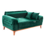ΚΑΝΑΠΕΣ ΚΡΕΒΑΤΙ BENNINGTON 2ΘΕΣΙΟΣ ΚΥΠΑΡΙΣΣΙ HM3250.13 180x95x80 εκ. - Image 3