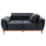 ΚΑΝΑΠΕΣ ΚΡΕΒΑΤΙ BENNINGTON 2ΘΕΣΙΟΣ ΜΑΥΡΟΣ HM3250.01 180x95x80 εκ. - Image 5