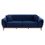 ΚΑΝΑΠΕΣ ΚΡΕΒΑΤΙ BENNINGTON ΤΡΙΘΕΣΙΟΣ ΜΠΛΕ HM3249.18 240x95x80 εκ. - Image 4