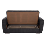 ΚΑΝΑΠΕΣ ΚΡΕΒΑΤΙ POLYA ΔΙΘΕΣΙΟΣ ΓΚΡΙ HM3241.03 150x84x88 εκ. - Image 5