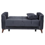 ΚΑΝΑΠΕΣ ΚΡΕΒΑΤΙ PORTMAN ΔΙΘΕΣΙΟΣ ΓΚΡΙ ΜΠΛΕ HM3248.01 158x86x90Υ εκ. - Image 5