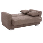 ΚΑΝΑΠΕΣ ΚΡΕΒΑΤΙ POLYA ΔΙΘΕΣΙΟΣ ΚΑΦΕ HM3241.02 150x84x88 εκ. - Image 3