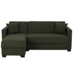 ΚΑΝΑΠΕΣ ΚΡΕΒΑΤΙ GHUFRAN ΓΩΝΙΑ ΑΝΑΣΤΡΕΨΙΜΗ DARK OLIVE HM3244.05 200x133x77Yεκ. - Image 4