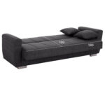 ΚΑΝΑΠΕΣ ΚΡΕΒΑΤΙ POLYA ΤΡΙΘΕΣΙΟΣ HM3240.03 ΓΚΡΙ 215x80x77Υ εκ. - Image 3