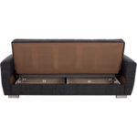 ΚΑΝΑΠΕΣ ΚΡΕΒΑΤΙ POLYA ΤΡΙΘΕΣΙΟΣ HM3240.03 ΓΚΡΙ 215x80x77Υ εκ. - Image 5