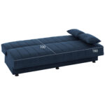 ΚΑΝΑΠΕΣ ΚΡΕΒΑΤΙ ANDRI ΤΡΙΘΕΣΙΟΣ ΜΠΛΕ HM3239.07 180x72x77Y εκ. - Image 3