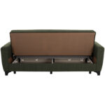 ΚΑΝΑΠΕΣ ΚΡΕΒΑΤΙ HEMA TΡΙΘΕΣΙΟΣ ΨΗΛΗ ΠΛΑΤΗ DARK OLIVE HM3242.05 215x84x88Υεκ. - Image 5