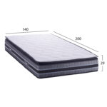 ΣΤΡΩΜΑ DREAMTOPIA FRANKLIN HM657.140 BONNELL SPRING ΜΕ ΑΝΩΣΤΡΩΜΑ 140x200x29Y εκ. - Image 2