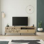 Έπιπλο τηλεόρασης Melati   φυσικό 170x45x48.5εκ-PK119-001126 - Image 2