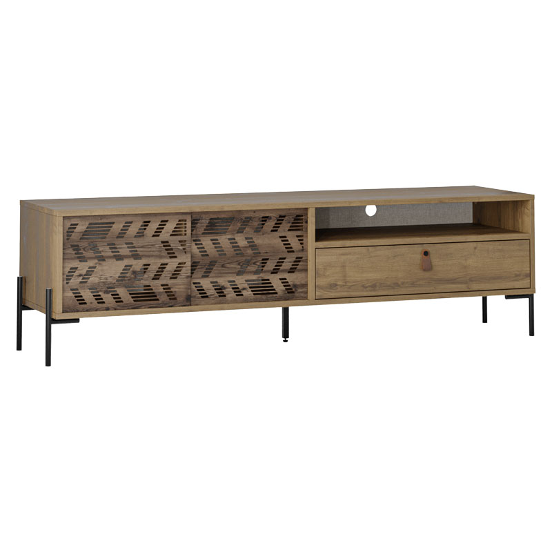 119-001127 Έπιπλο τηλεόρασης Melati καρυδί 170x45x48.5εκ-PK119-001127 - Image 1