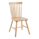 Καρέκλα Melia   rubberwood σε φυσική απόχρωση 45x51x87εκ-PK128-000033