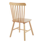 Καρέκλα Melia   rubberwood σε φυσική απόχρωση 45x51x87εκ-PK128-000033 - Image 3