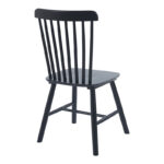 Καρέκλα Melia   rubberwood σε μαύρη απόχρωση 45x51x87εκ-PK128-000034 - Image 3