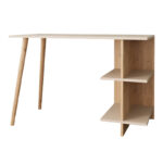 Γραφείο εργασίας Volet   σε oak- sandstone απόχρωση 114x56x76εκ-PK197-000275