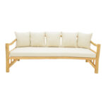 Καναπές Roziana   φυσικό teak ξύλο 210x100x80εκ-PK335-000021 - Image 2