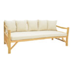 Καναπές Roziana   φυσικό teak ξύλο 210x100x80εκ-PK335-000021