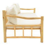 Καναπές Roziana   φυσικό teak ξύλο 210x100x80εκ-PK335-000021 - Image 3
