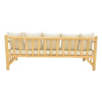 Καναπές Roziana   φυσικό teak ξύλο 210x100x80εκ-PK335-000021 - Image 4