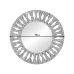 Καθρέπτης Zanlein Inart sisal σε φυσική απόχρωση Φ50x8εκ-PK337-000036 - Image 2