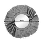 Καθρέπτης Cielro Inart mendong σε φυσική απόχρωση Φ42x6εκ-PK337-000041 - Image 2
