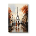 Πίνακας σε καμβά "Autumn in Paris" Megapap ψηφιακής εκτύπωσης 70x100x3εκ. - MPGP033-0171